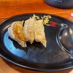 麺屋 宗運 - 「レアチャーシュー丼餃子3個セット(400円)」