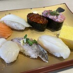 がってん寿司 - イクラの粒が大きくしっかりしていて味も美味しい。