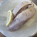 がってん寿司 - 追加 びん長岩塩炙り 最近炙りが人気らしいので。