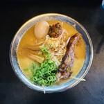 RAMEN HITONI YASASHIKU - 【みそtpニラ辛sv味玉×コツコツ変更】