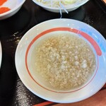 幸楽苑 - 別皿背脂