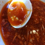 幸楽苑 - 唐辛子を入れたスープ