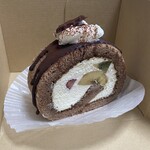 フラップコーヒー - クリスマスココアロールケーキ