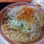 幸楽苑 - 背脂とネギをイン