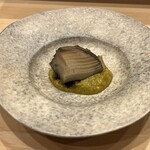 鮨 忠 - 茨城常磐の鮑煮と肝ソース