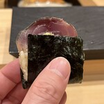 鮨 忠 - 鯖の巻き寿司