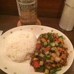 Kare Ba Shuberu -  きざみ野菜とキーマカレー