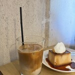 チャトラコーヒー - アイスオーツミルクラテ  580円