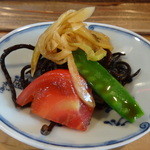 鮨 笹元 - 房総ヒジキ（長ヒジキ）の前菜