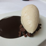 プレヴナンス -  島のめぐみ　パッションフルーツシャーベット、チョコの土