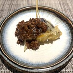 日本酒バルおちょこ。 - 麻婆ナス天串