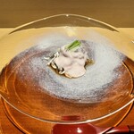 銀座 しのはら - トラフグの白子和え