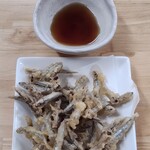 愛南 市場食堂 - いかなごの天ぷら
