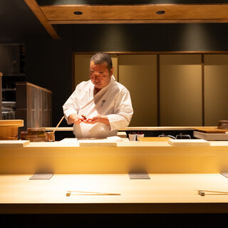 気さくな大将との会話をお楽しみいただけます