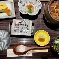 うなぎ和食  しら河 今池ガスビル店 - ひつまぶしセット（3850円）