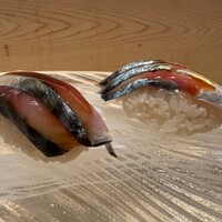 鮨 なかや - 〆鯖（新潟）・関サバ（大分）