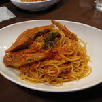 イタリア料理クッチーナ - 名物！渡り蟹入りトマトソース スパゲティ