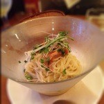 SOIL -  塩水うにの冷製パスタ♪