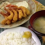 ほらふき男爵 -  ジャンボエビフライ（10尾）定食785円☆（第二回投稿分①）