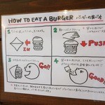 MAD BURGER -  HOW TO EAT A BURGER（ハンバーガーの食べ方）