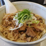 弘明寺丿貫 - ダブル牛煮干蕎麦の肉