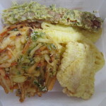 はなまるうどん - 料理写真:天ぷら6個チョイス