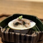 日本料理FUJI - ③小川港産蛤の飯蒸し