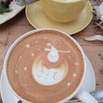 喫茶 tameiki - カフェラテ、ホットジンジャーチョコ✨