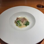 malca - 自家製サルシッチャとチーマーディーラーバのリゾット