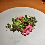 malca - 鰤の炭焼カルパッチョ　アップ