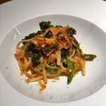 malca - 桜海老とちりめんキャベツの軽いトマトソース　アップ