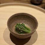 温石 - ⑩菜の花とスナップエンドウの胡麻和え
