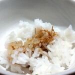 Ji-Cube - 魚の揚げもののソースオンザライス