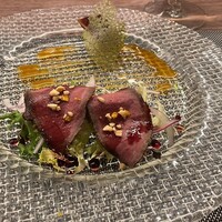 スチーム Dim sum&Wine - ローストビーフ