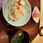 分とく山 - もうお腹いっぱいなので少なめに、、あとはお土産にしてくださいます