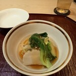 分とく山 - クエの蕪蒸し　美味しい