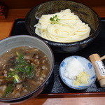 千舟屋 - 肉汁ざる900円＋特盛150円　※2014年6月