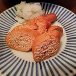 定食 美松 - タラコよく焼き。