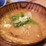 定食 美松 - 汁椀。