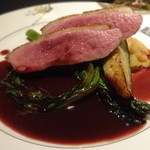 IWBろまね - シャラン鴨　ベリー系ソースも全部いただきました