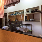 京音彩 - カウンター席からの様子。