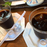 京音彩 - 食後のアイスコーヒー。