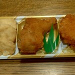 惣菜 かわむら - ミニオードブル(ドラム･サイ･ナゲット) (税込)600円→300円 ※開封後 (2024.12.24)