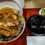 丸壱富士 渋谷道玄坂 - はみだし天丼 1650円、限定10食くらいになります