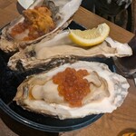 札幌かすそばtoてんぷら風土 - 生牡蠣特３種盛り
