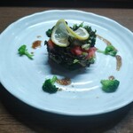 味の蔵どんつく - トマトとナスのサラダ