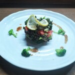 味の蔵どんつく - トマトとナスのサラダ