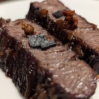 川端志史 - 上の薬味も美味しかった。これも端っこまで食べたかったなあ