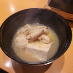 Japanese cuisine Hanakidori - 小锅：浅间山麓豆腐豆浆锅