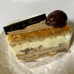 カフェ ド ヒラオカ - 和栗のミルフィーユ＝460円